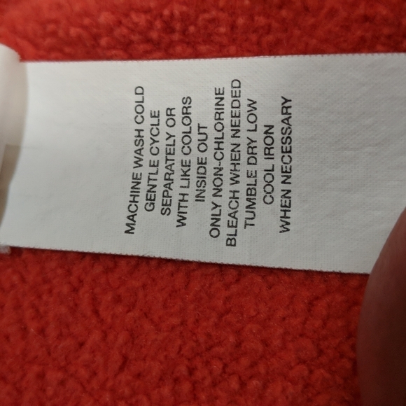 The Children's Place Kid's Orange Sweatshirt Size Large (10/12) - Picture 5 of 5